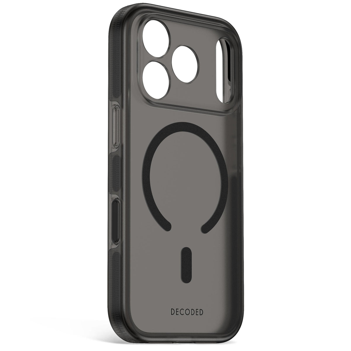 Decoded DropTec Transparent Backcover for iPhone 18/17 Pro Max Case Frosted Black