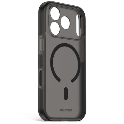 Decoded DropTec Transparent Backcover for iPhone 18/17 Pro Max Case Frosted Black