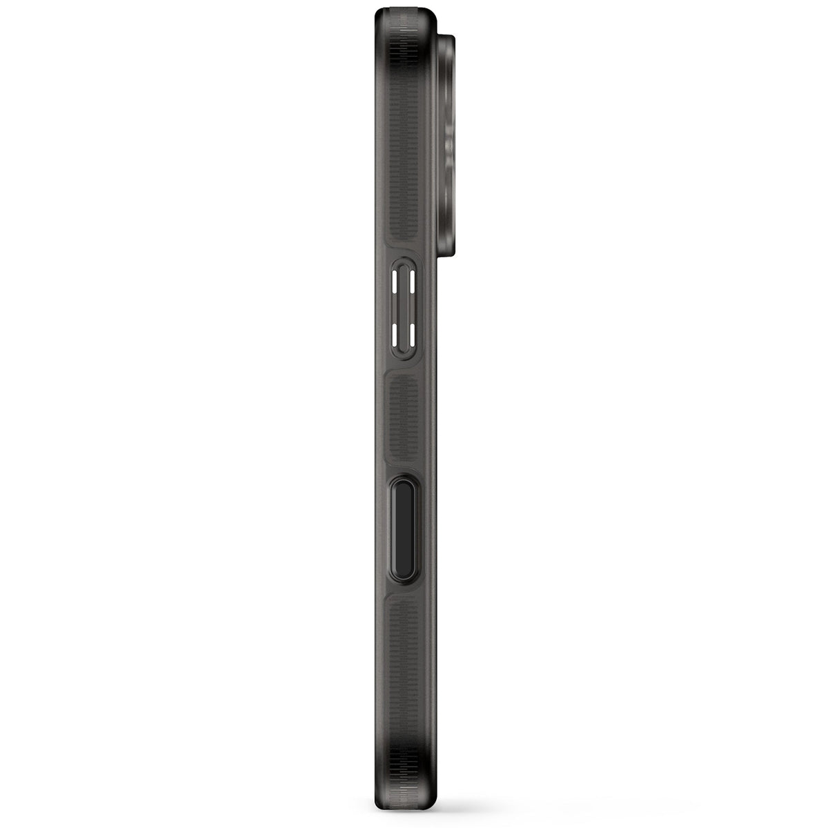 Decoded DropTec Transparent Backcover for iPhone 18/17 Pro Max Case Frosted Black