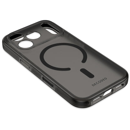 Decoded DropTec Transparent Backcover for iPhone 18/17 Pro Max Case Frosted Black