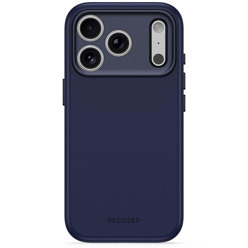 Decoded Leather Backcover for iPhone 18/17 Pro Case Midnight