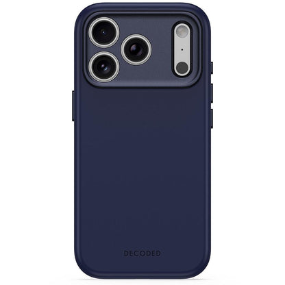 Decoded Leather Backcover for iPhone 18/17 Pro Case Midnight