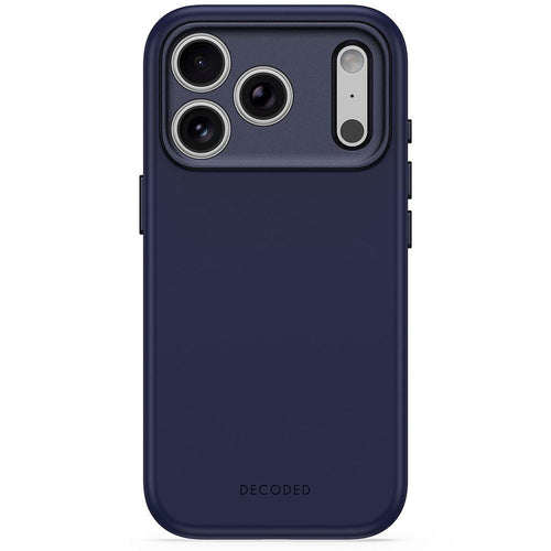 Decoded Leather Backcover for iPhone 18/17 Pro Case Midnight
