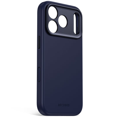 Decoded Leather Backcover for iPhone 18/17 Pro Case Midnight