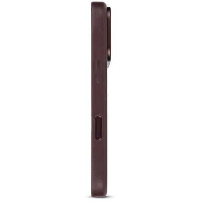 Decoded Leather Backcover for iPhone 18/17 Pro Case Chocolate Brown