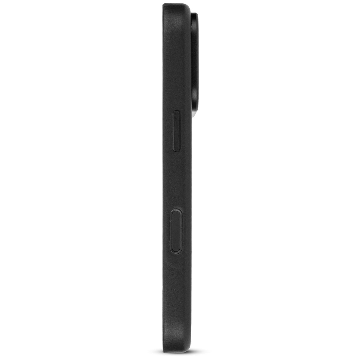 Decoded Leather Backcover for iPhone 18/17 Pro Case Black