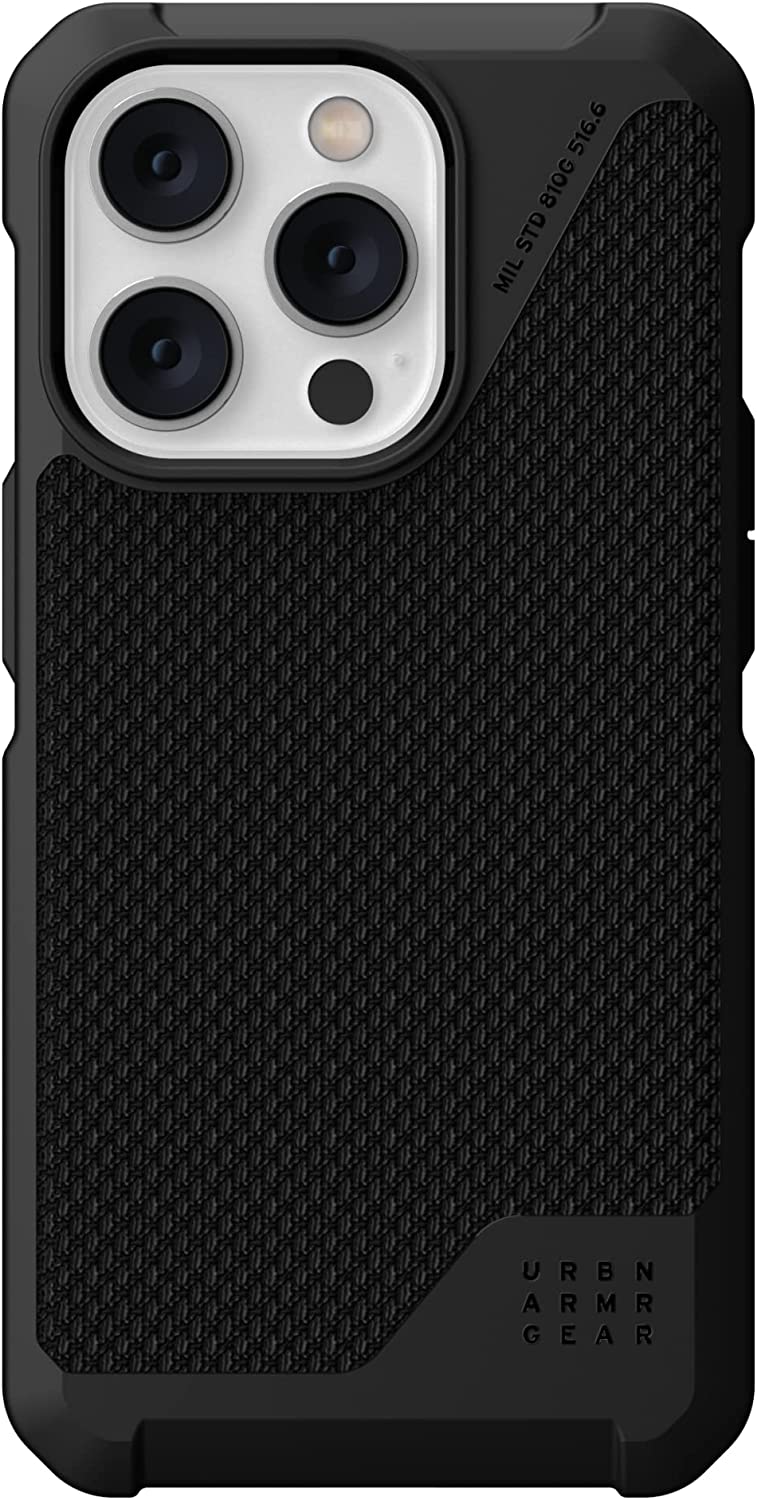 UAG Metropolis LT Case- Kevlar Black - 14/14 Pro/14 Plus/14 Pro Max  MagSafe Case
