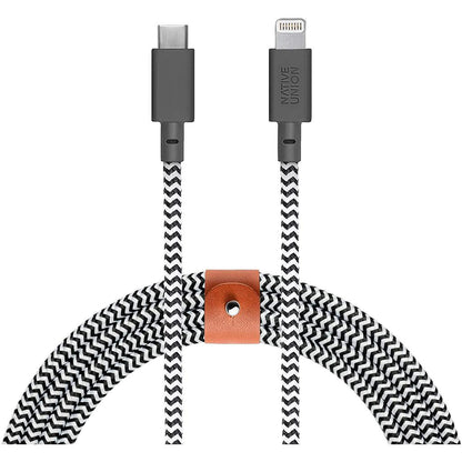 Native Union Belt Cable USB-C to Lightning 3M - Zebra -USB-C