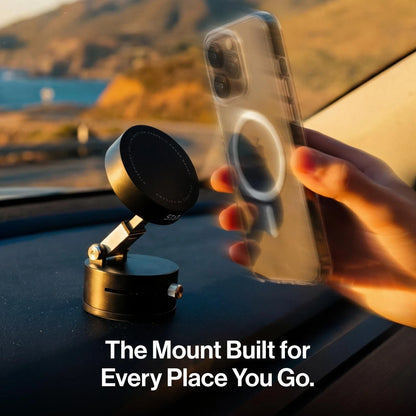 Statik HyperMount Pro Vacuum Magnetic NanoSuction  Phone Mount with Wireless charging - Black
