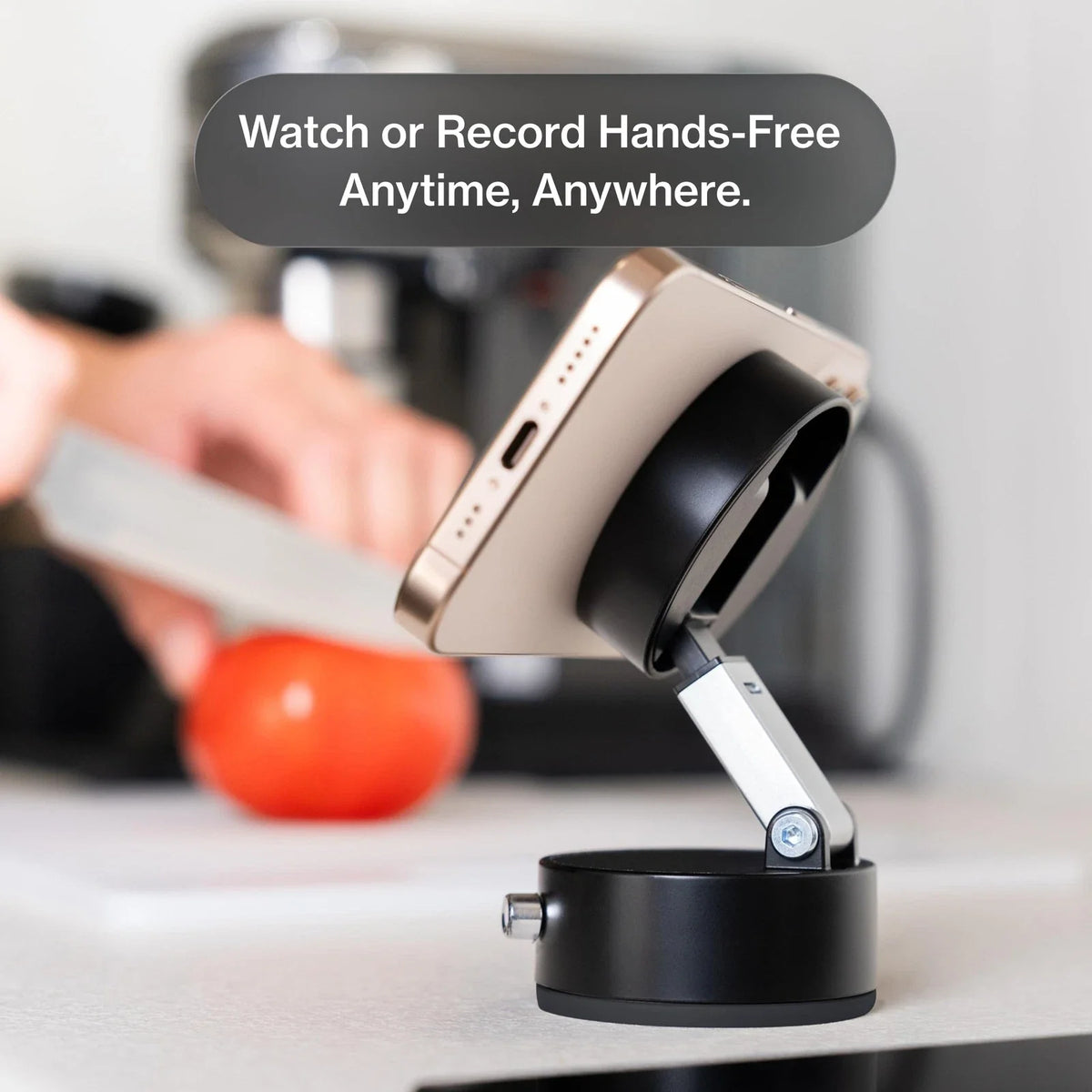 Statik HyperMount Pro Vacuum Magnetic NanoSuction  Phone Mount with Wireless charging - Black