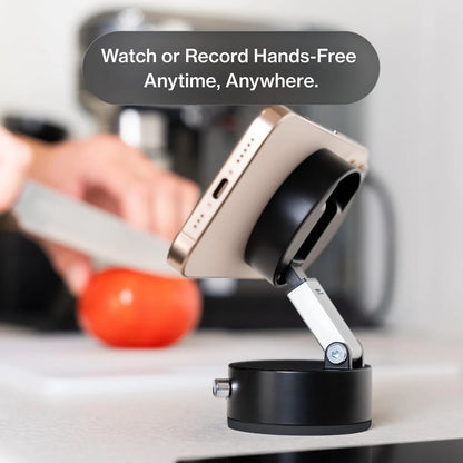Statik HyperMount Pro Vacuum Magnetic NanoSuction  Phone Mount with Wireless charging - Black