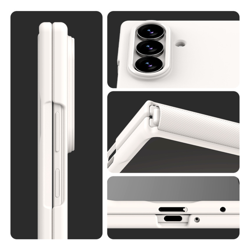 Araree Aero Flex Magsafe Cover For Z Fold 8 Ultra- Cream [BU] - كفر سامسونج  - حماية عالية - ماق سيف